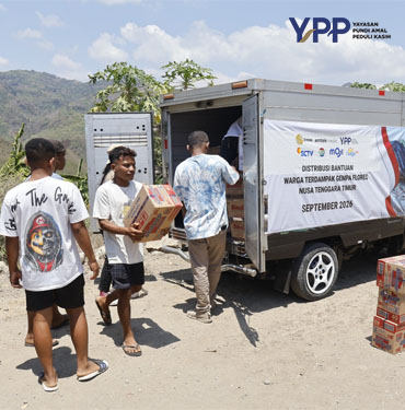 YPP Emtek Media Jangkau Manggarai Timur Salurkan Bantuan Gempa telukwondama dan Layanan Psikososial Anak